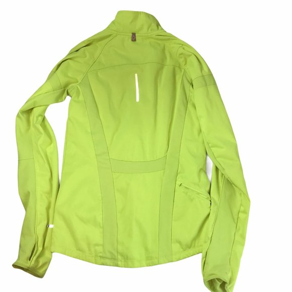 Nike Jackets & Coats Nike Neon Bright Highlighter Yellow Zip Jacket